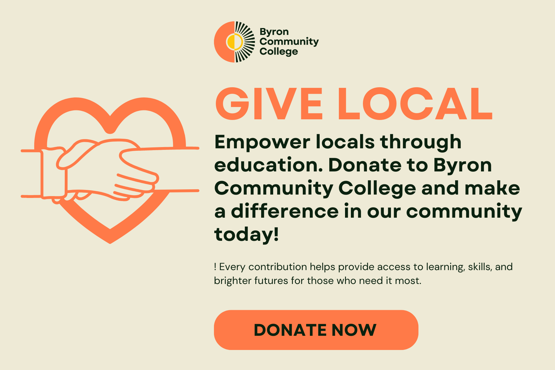 Donation byron college 
